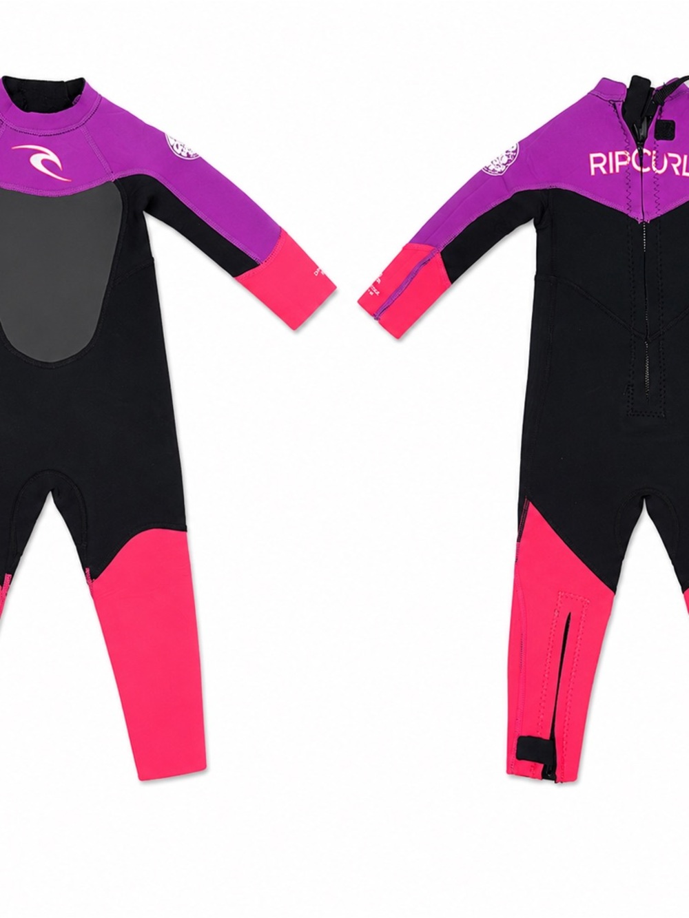 Rip Curl Kids Purple & Pink Full Wetsuit Rashguard